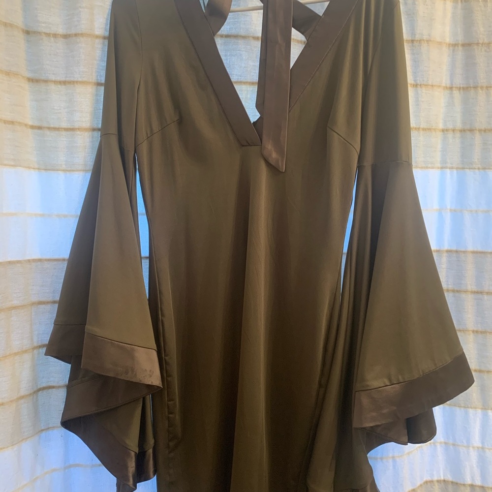 Fashion Nova bell sleeve dress